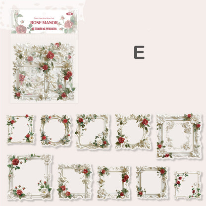 Flower Frame Sticker 20pcs