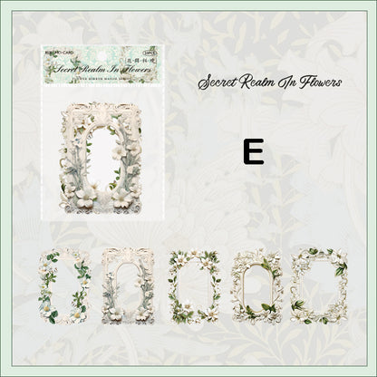 Flower Frame Sticker 10pcs