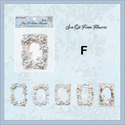 Flower Frame Sticker 10pcs