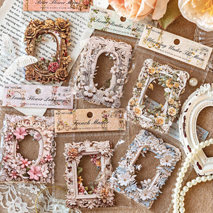 Flower Frame Sticker 10pcs