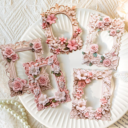 Flower Frame Sticker 10pcs