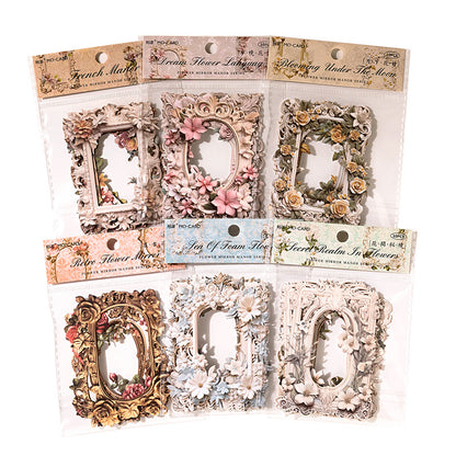 Flower Frame Sticker 10pcs