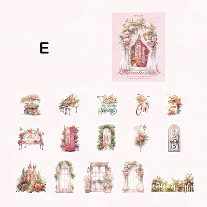 Flower Garden Stickers 30pcs