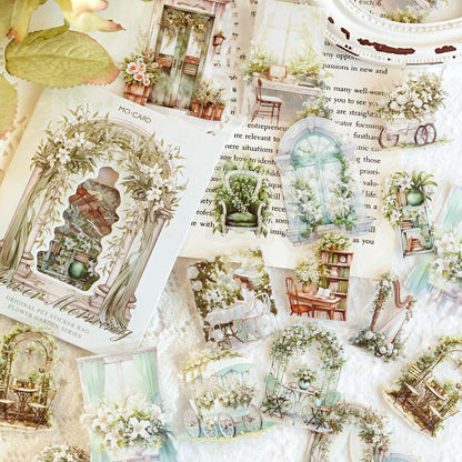 Flower Garden Stickers 30pcs