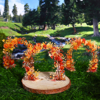 Flower Gate Art Sticker 5pcs