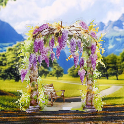 Flower Gate Art Sticker 5pcs