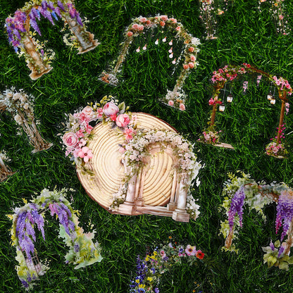 Flower Gate Art Sticker 5pcs