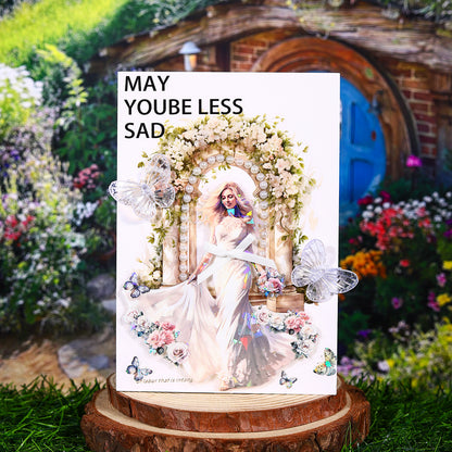 Flower Gate Art Sticker 5pcs