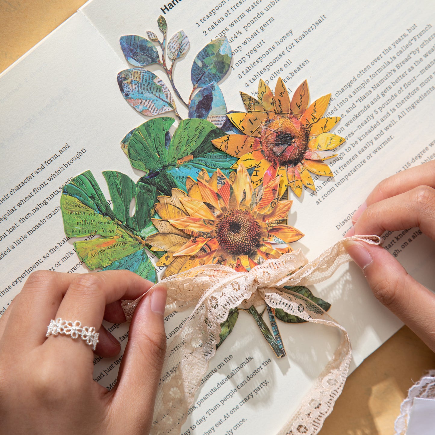 Flower House on Paper Sticker 10pcs