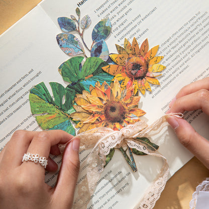 Flower House on Paper Sticker 10pcs