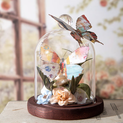 Flower House on Paper Sticker 10pcs