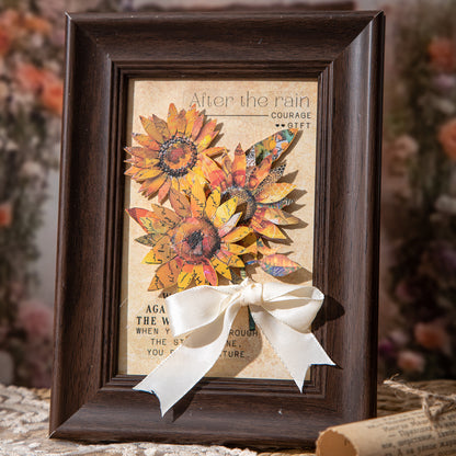 Flower House on Paper Sticker 10pcs