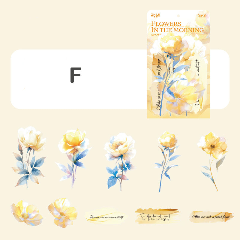 Flower Island Stickers 10pcs