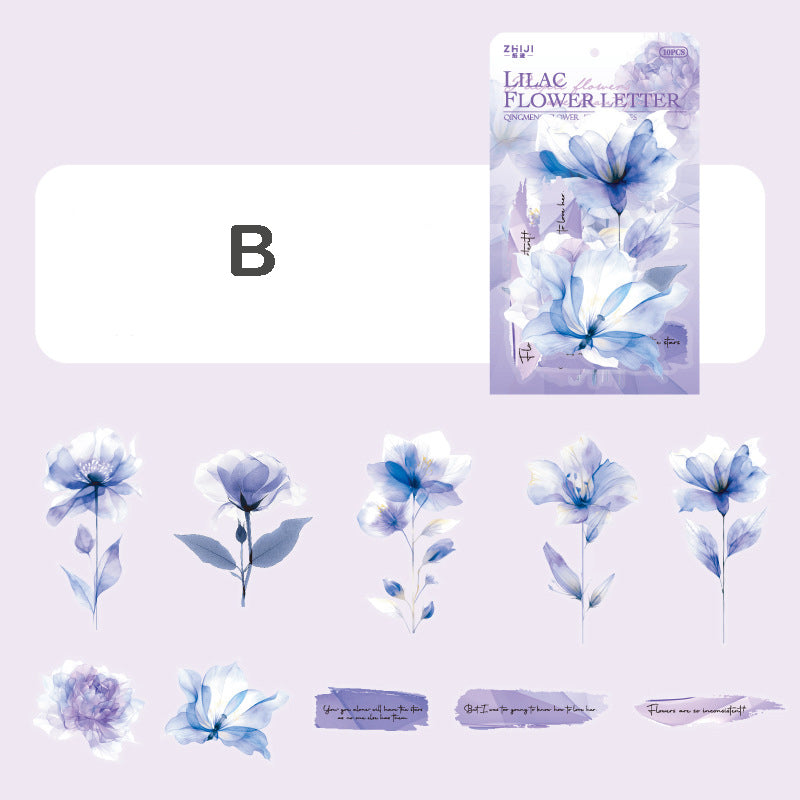 Flower Island Stickers 10pcs