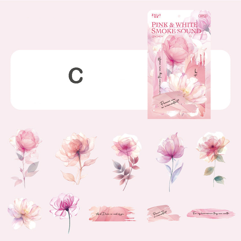 Flower Island Stickers 10pcs