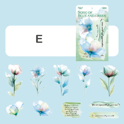 Flower Island Stickers 10pcs