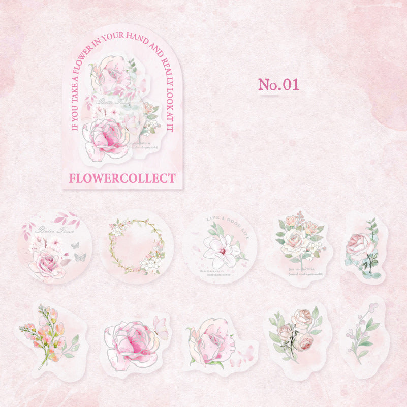 Flower Knows the Answer Stickers 30pcs
