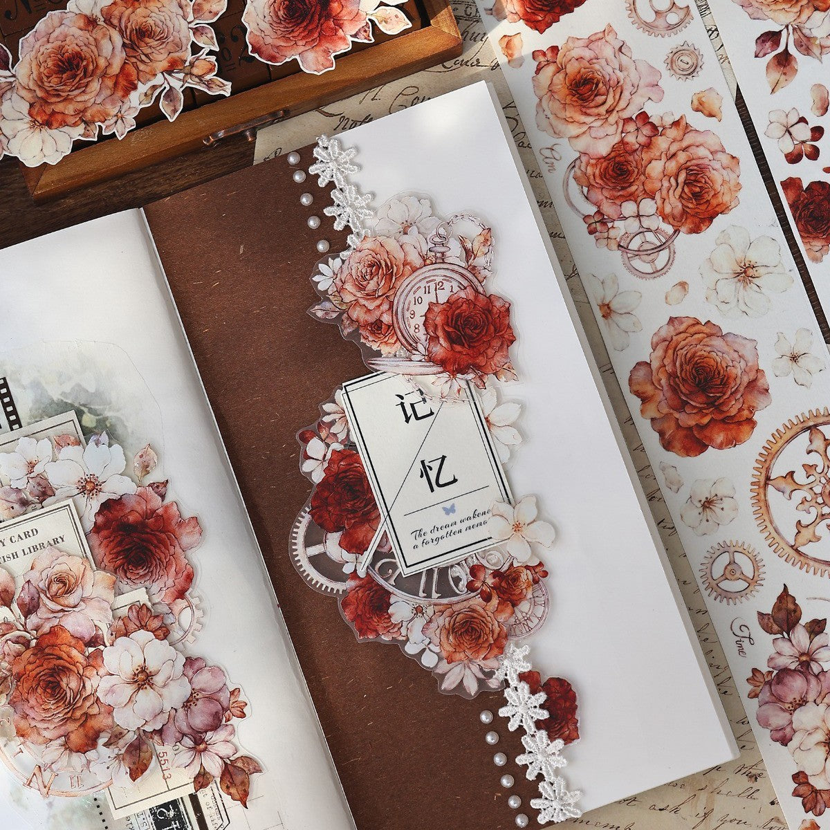 6cm*120cm Flower Language Moments Flower Tape