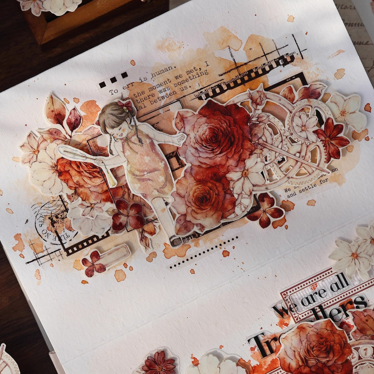 6cm*120cm Flower Language Moments Flower Tape