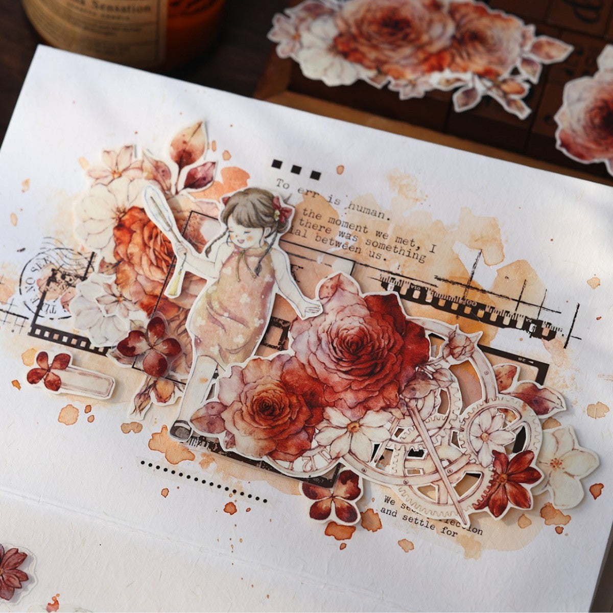 6cm*120cm Flower Language Moments Flower Tape