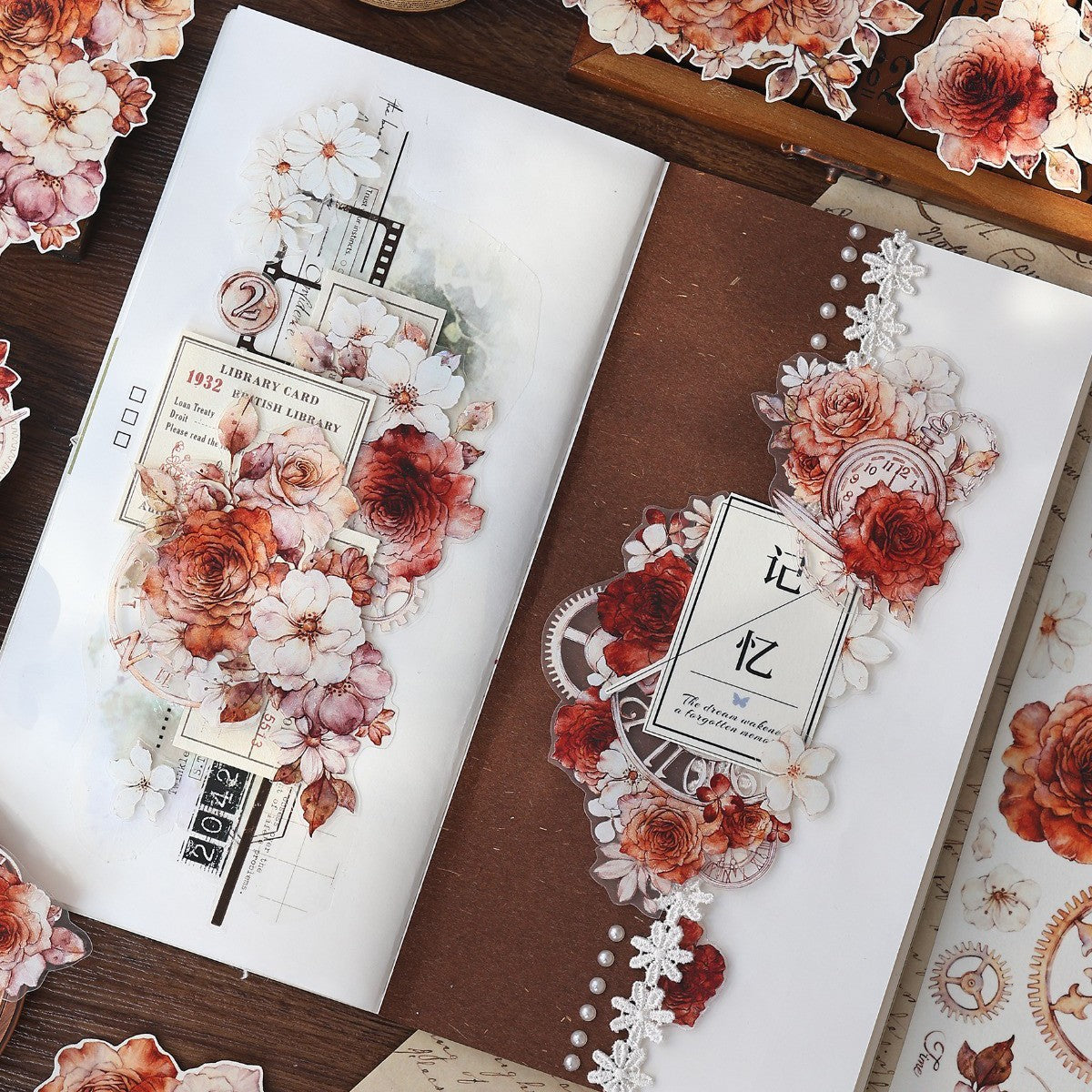 6cm*120cm Flower Language Moments Flower Tape