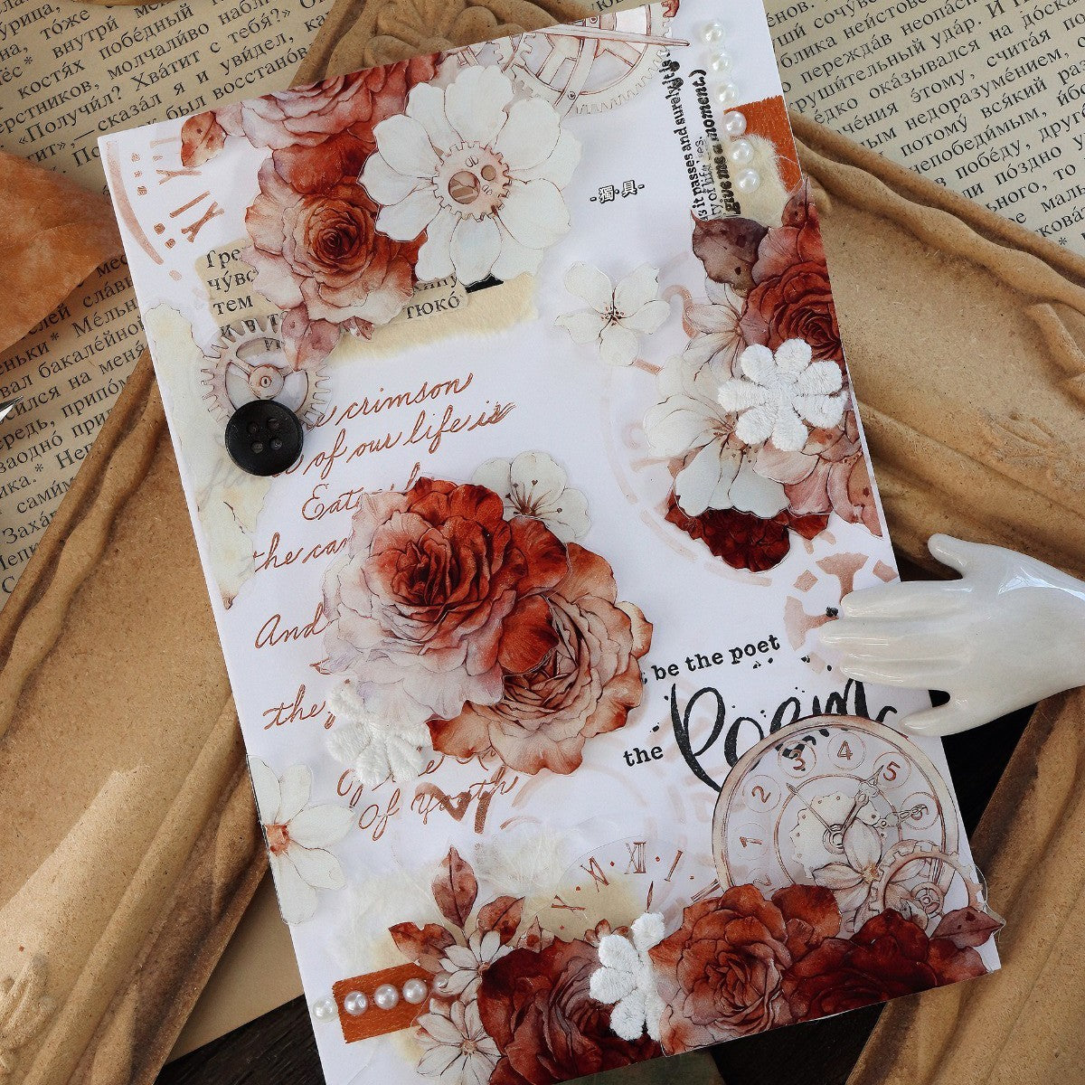 6cm*120cm Flower Language Moments Flower Tape