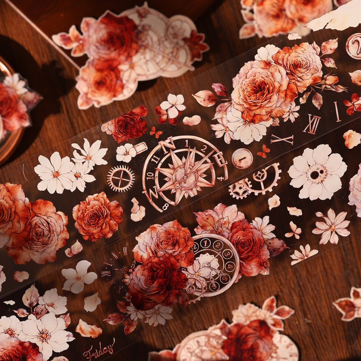 6cm*120cm Flower Language Moments Flower Tape