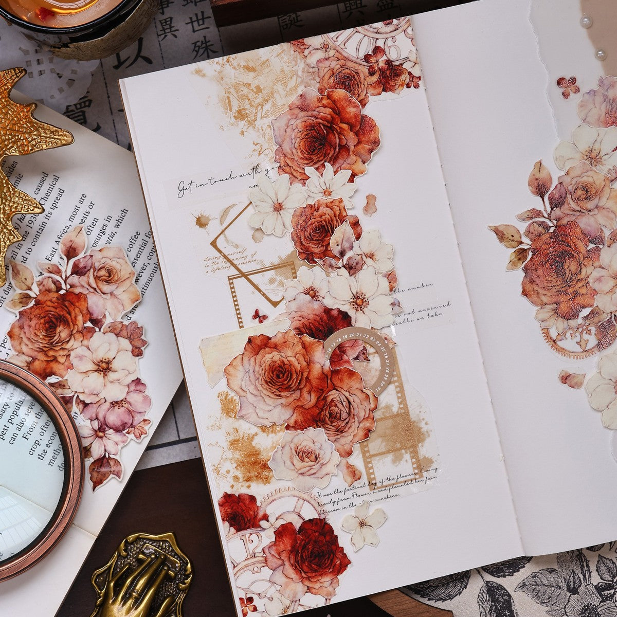 6cm*120cm Flower Language Moments Flower Tape