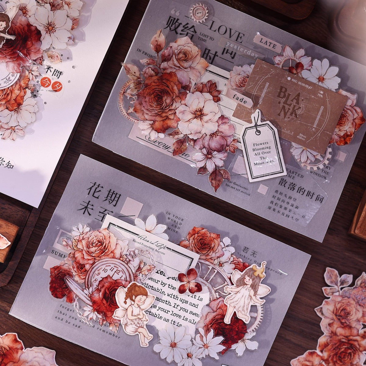 6cm*120cm Flower Language Moments Flower Tape