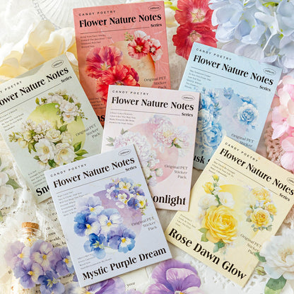 Flower Nature Notes Sticker 20pcs