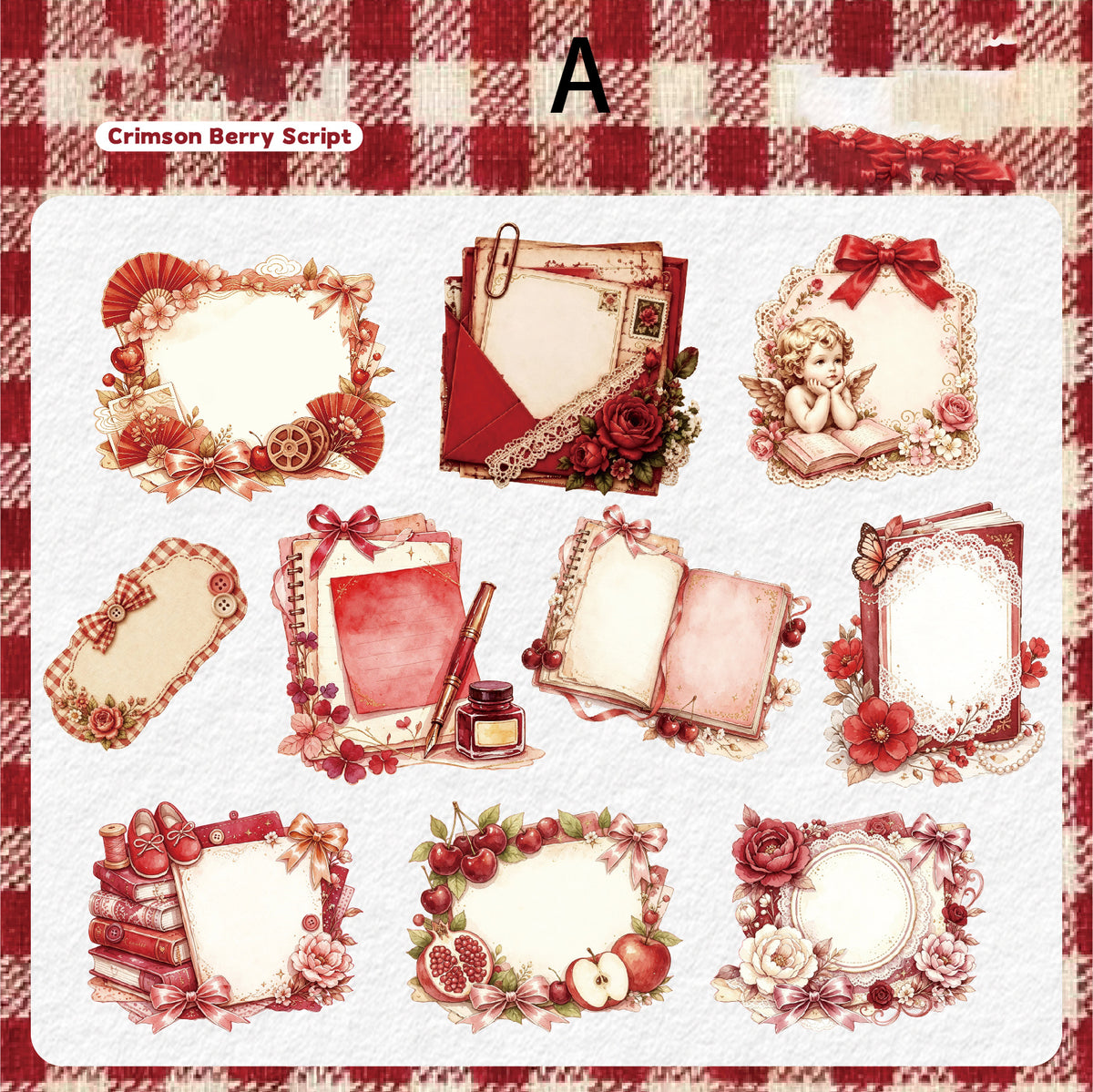 Flower Note Sticker 20pcs
