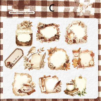 Flower Note Sticker 20pcs