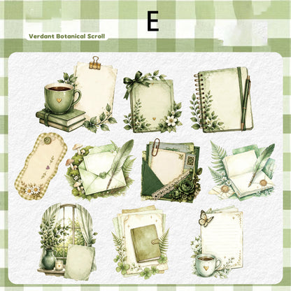 Flower Note Sticker 20pcs