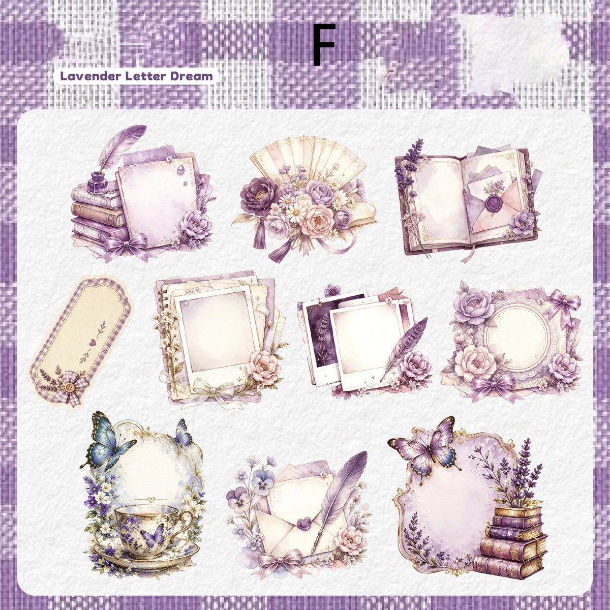 Flower Note Sticker 20pcs