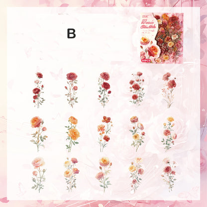 Flower Trade Wind Sticker 30pcs