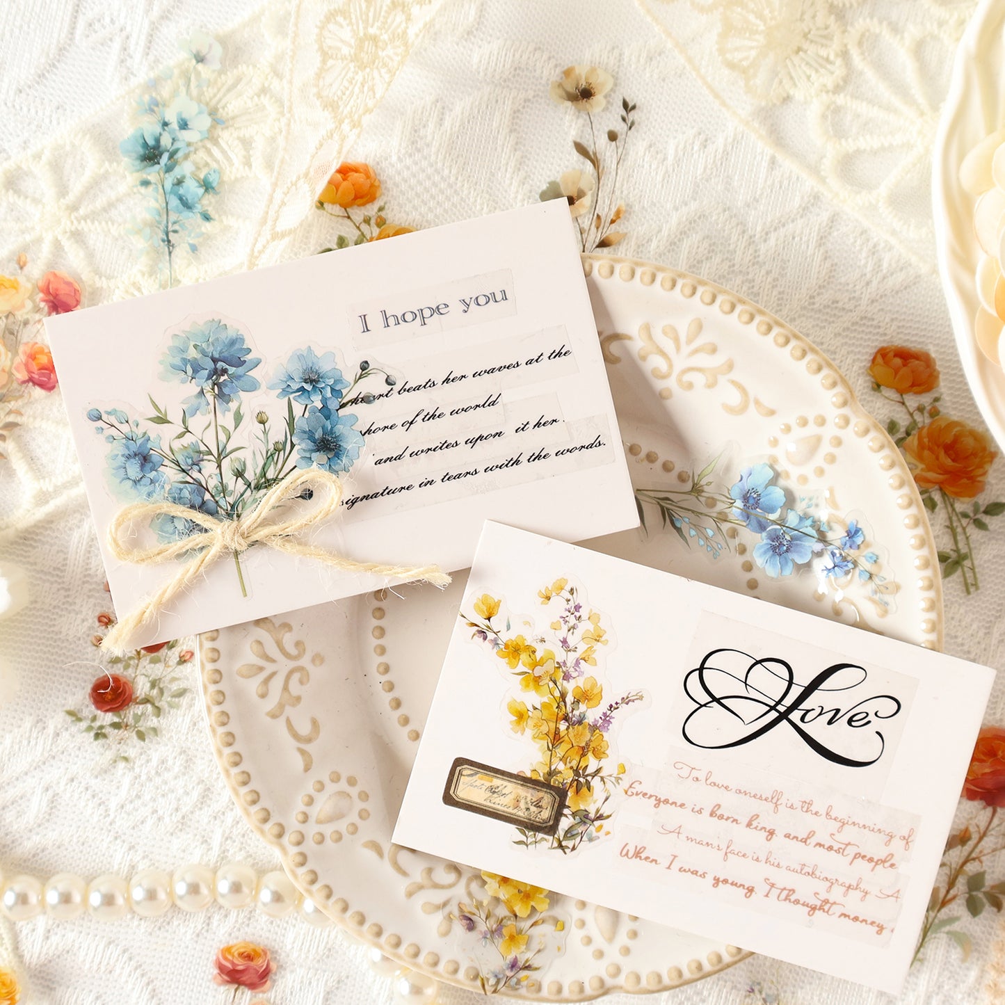 Flower Trade Wind Sticker 30pcs