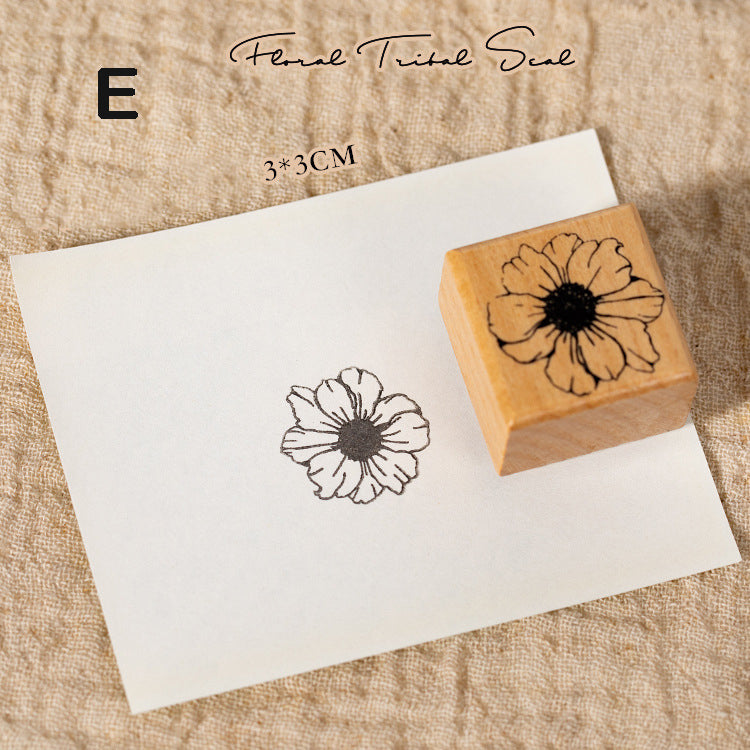 Flower Tribe Stamp