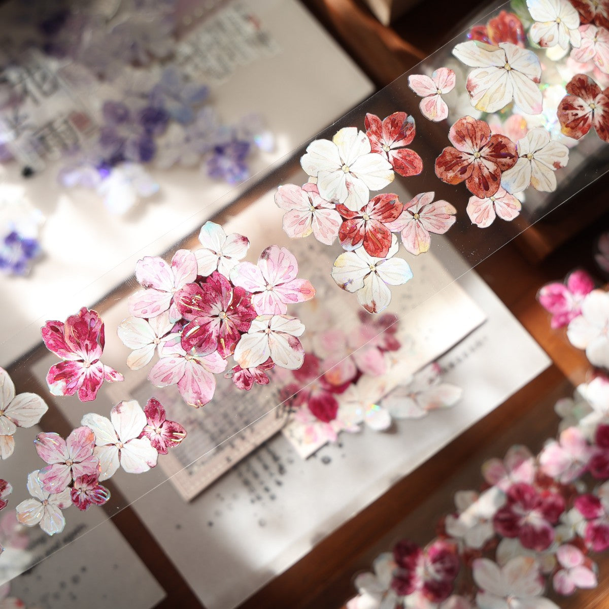 5cm*200cm Die-cutting Flower Under The Star Flower Tape