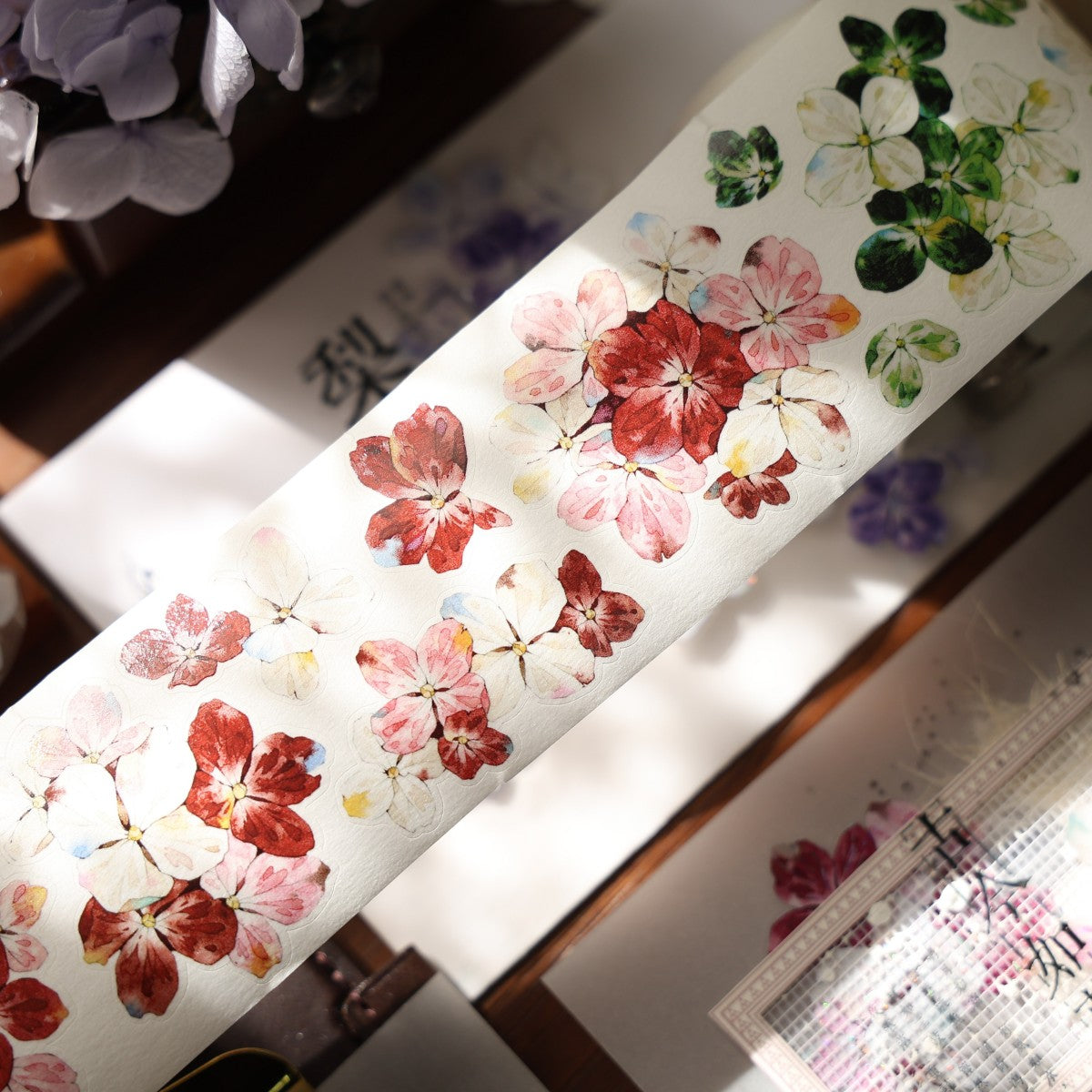 5cm*200cm Die-cutting Flower Under The Star Flower Tape