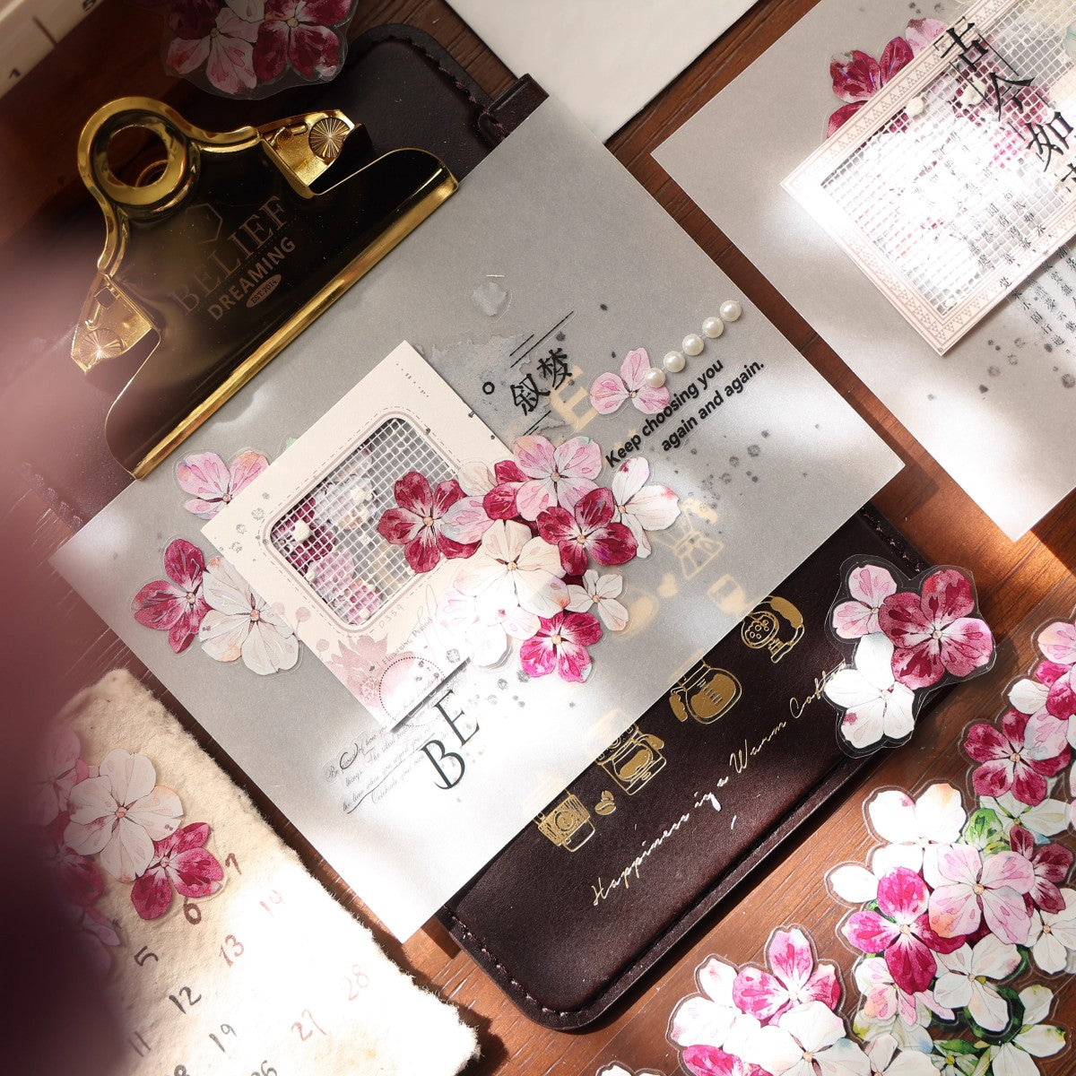 5cm*200cm Die-cutting Flower Under The Star Flower Tape