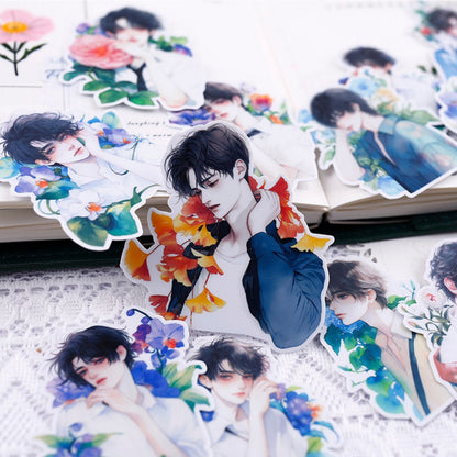 Flower and the Teenager Stickers 16pcs