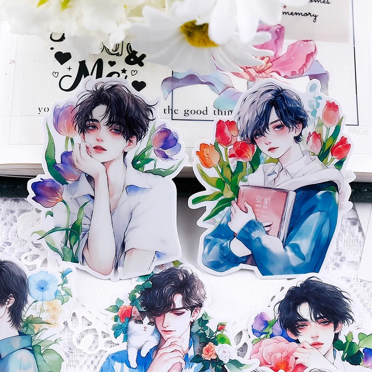 Flower and the Teenager Stickers 16pcs