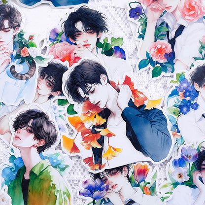 Flower and the Teenager Stickers 16pcs