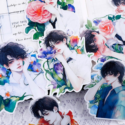 Flower and the Teenager Stickers 16pcs