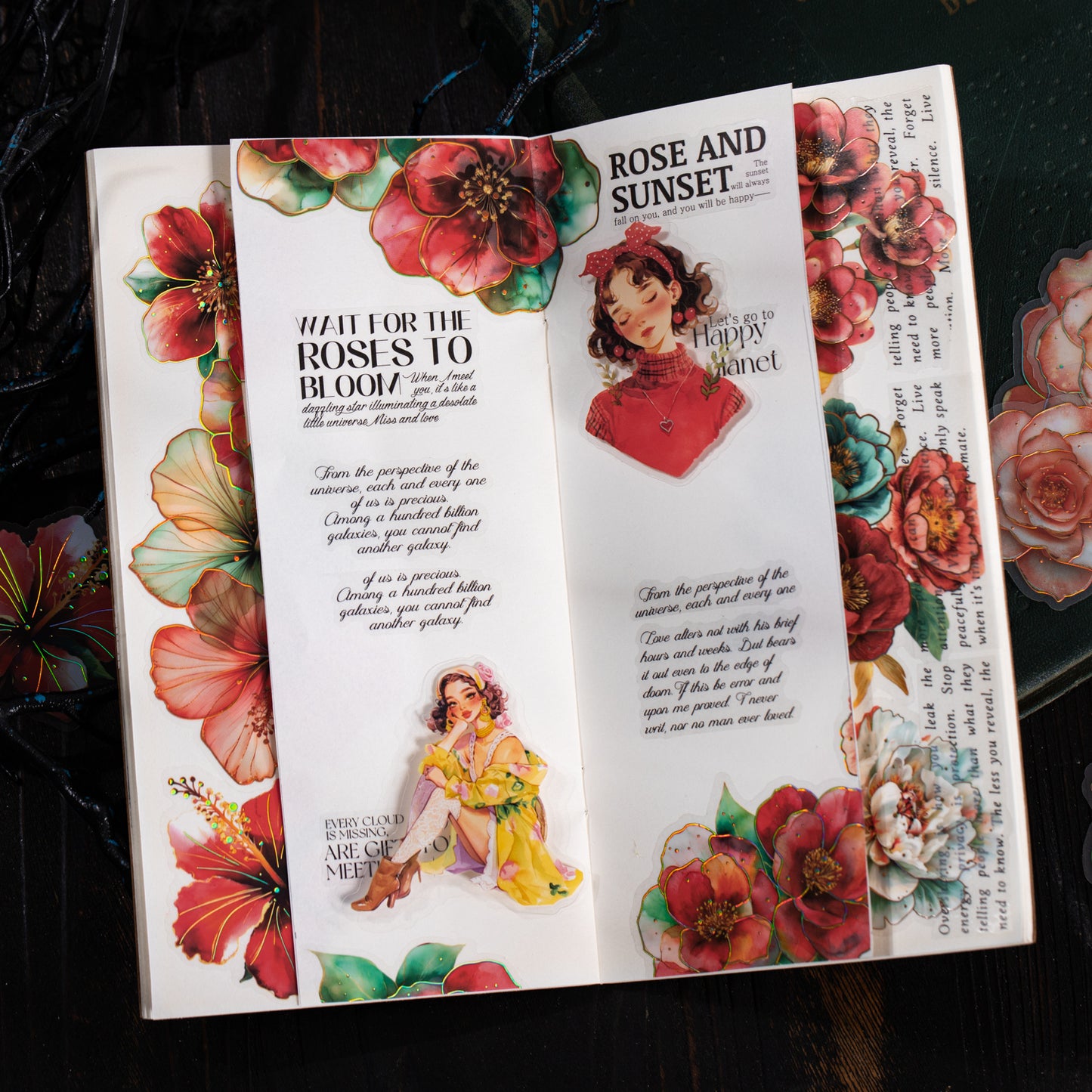 Flowering Instant Sticker 10pcs