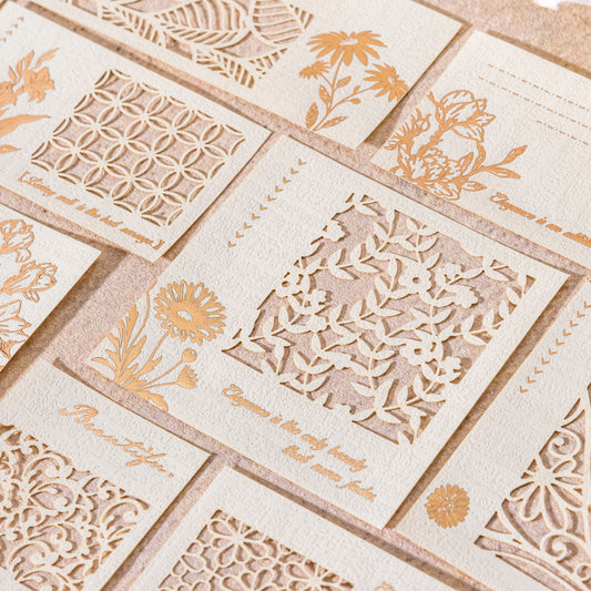 Flowering in The Pages 8pcs