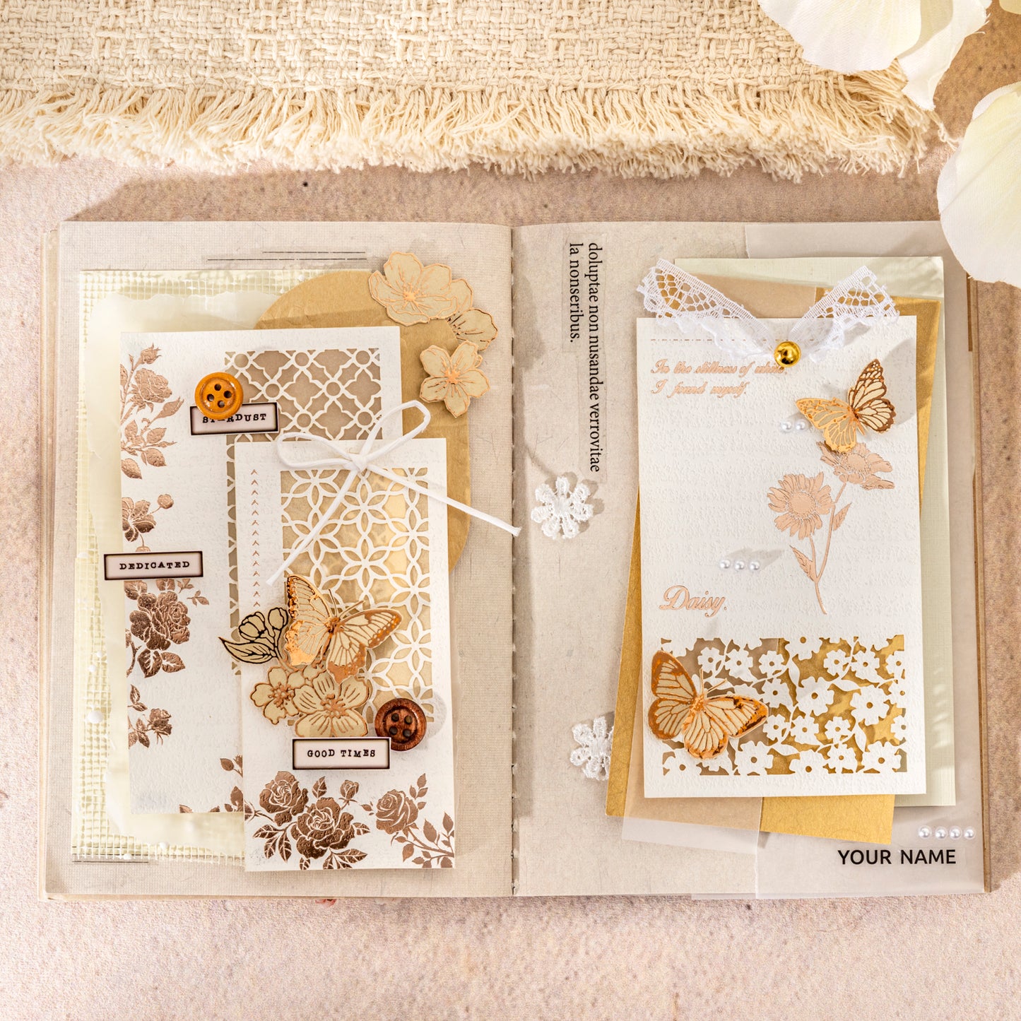 Flowering in The Pages 8pcs