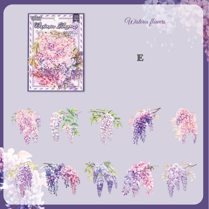 Flowers Are in Good Place Stickers 20pcs