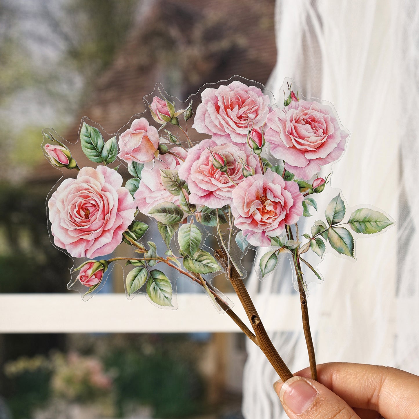 Flowers Are in Good Place Stickers 20pcs