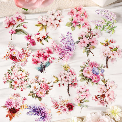 Flowers Are in Good Place Stickers 20pcs